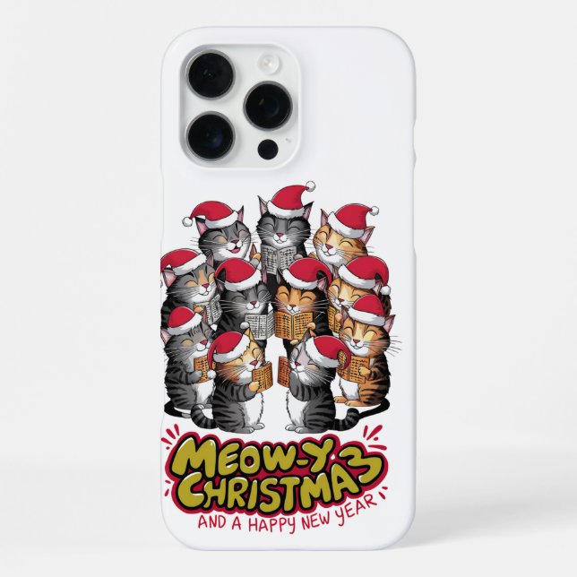 Christmas cats iPhone case (Back)