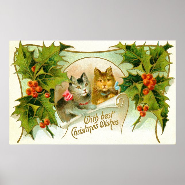 Christmas cats poster (Front)