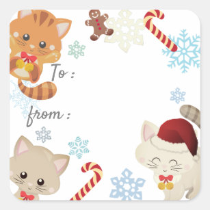 Christmas Name Tags Stickers - 367 Results | Zazzle