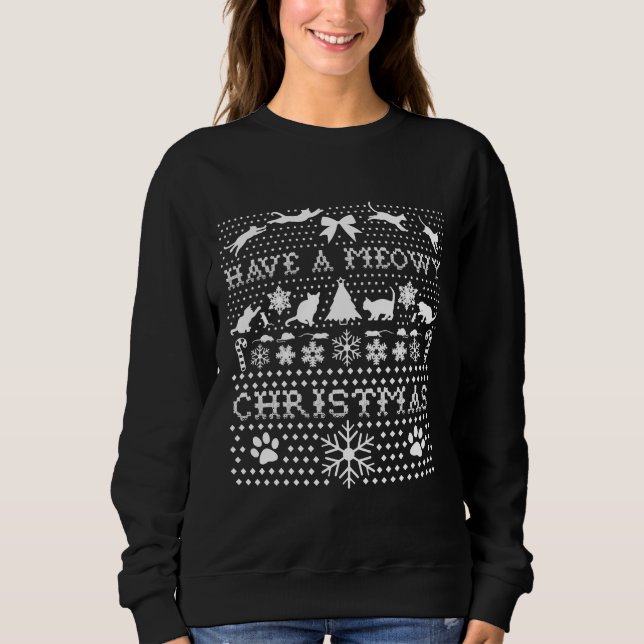 Christmas Cats Sweatshirt (Front)