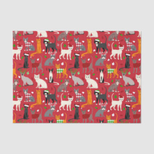 Christmas Cats Tissue Paper