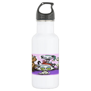 Christmas Cats Water Bottle