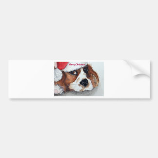 Christmas Cavalier King Charles Spaniel Bumper Sticker