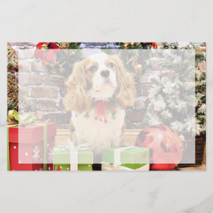 Christmas - Cavalier King Charles Spaniel Maverick Stationery