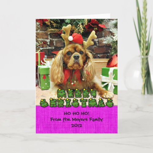 Christmas _ Cavalier King Charles Spaniel _ Meyers Holiday Card