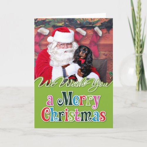 Christmas _ Cavalier King Charles Spaniel _ Spence Holiday Card