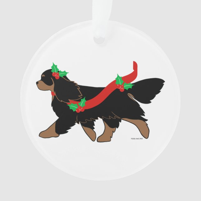 Christmas Cavalier Ornament (Front)