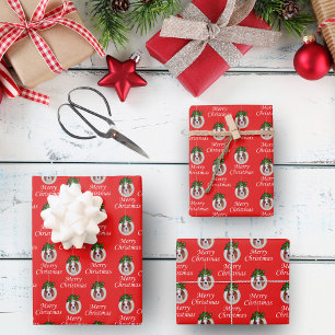 Christmas Cavalier Spaniel Ornaments Gift Paper