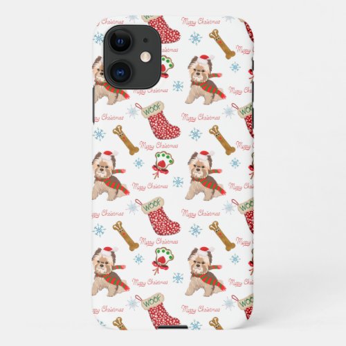 Christmas Celebrate With Yorkie  Case_Mate iPhone  iPhone 11 Case