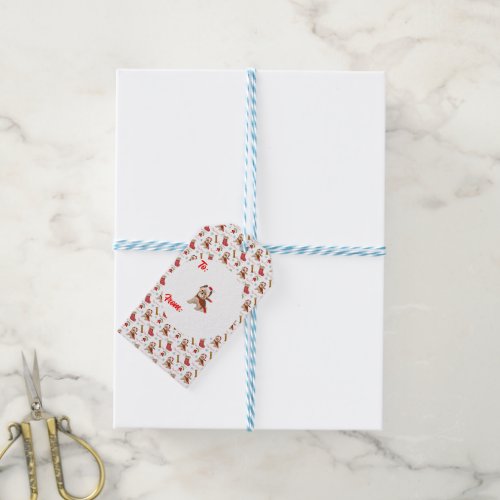 Christmas Celebrate With Yorkie Gift Tags