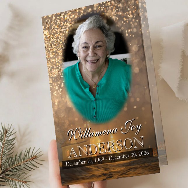 Christmas Celebration of Life Holiday Program Flyer (Creator Uploaded)