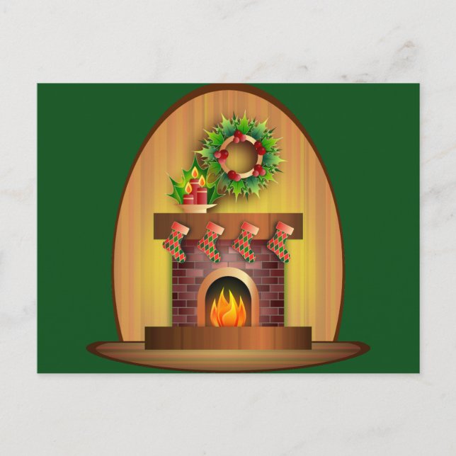 Christmas Celebration Postcard (Front)