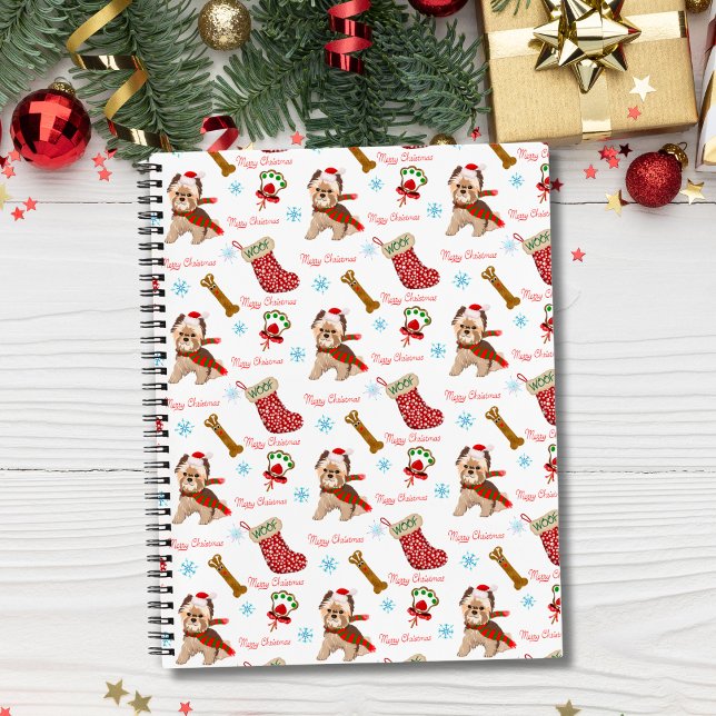 Christmas Celebration with Yorkie Notebook (Creator Uploaded)