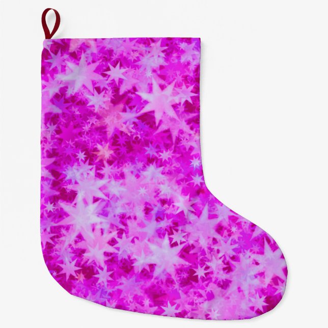 Christmas Celestial Bloom Large Christmas Stocking (Front)