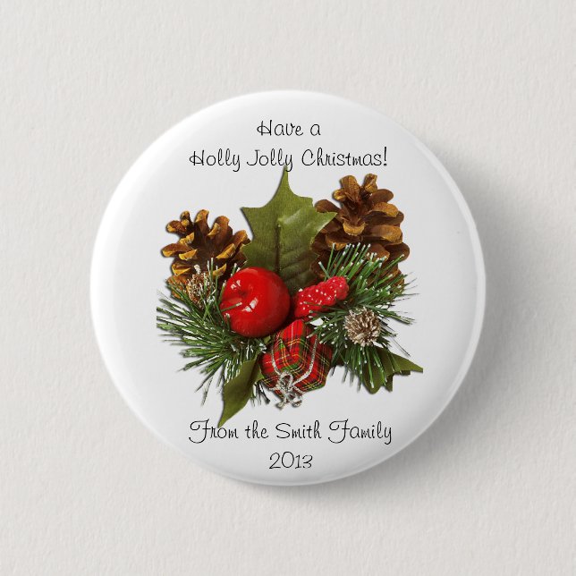 Christmas Centerpiece Design Button (Front)
