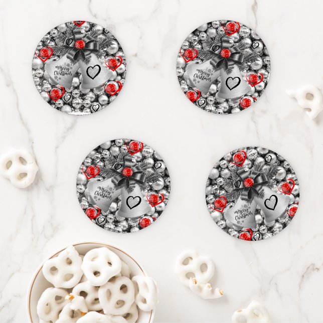 Christmas Ceramic Coaster Set (In Situ)