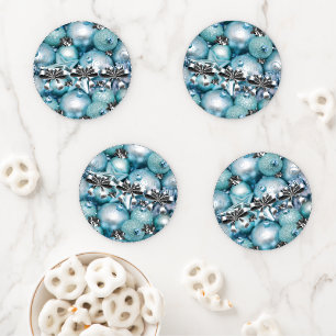 Christmas Ceramic Coaster Set