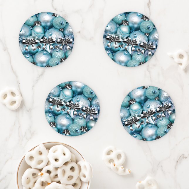 Christmas Ceramic Coaster Set (In Situ)