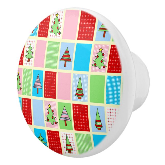 Christmas  ceramic knob (Right)