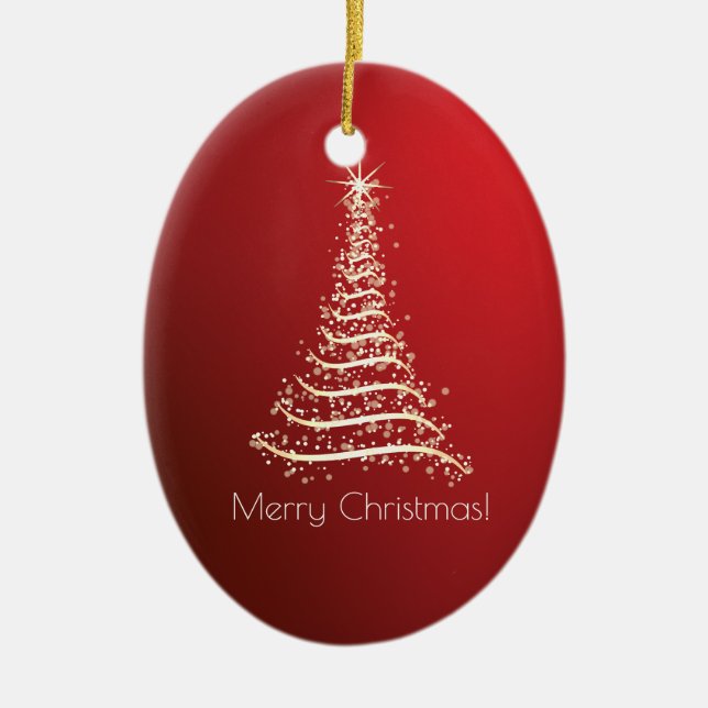 Christmas Ceramic Ornament (Front)