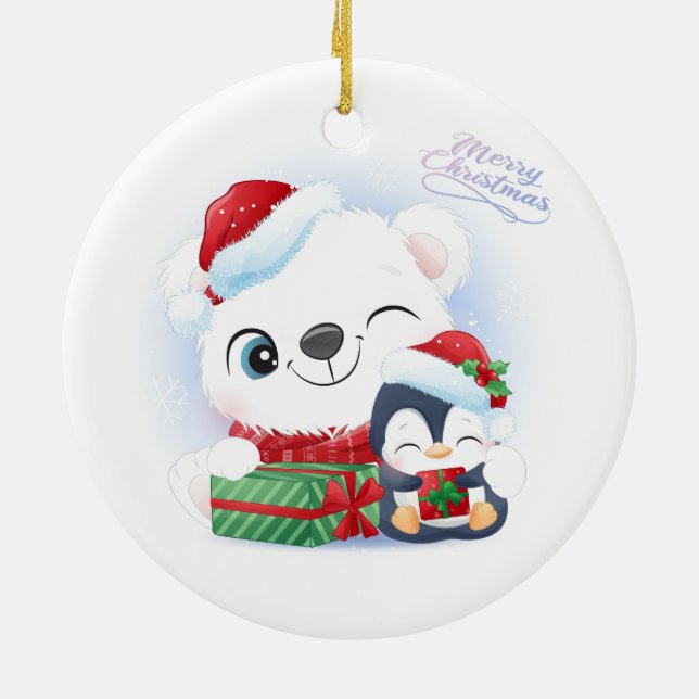 Christmas Ceramic Ornament (Back)