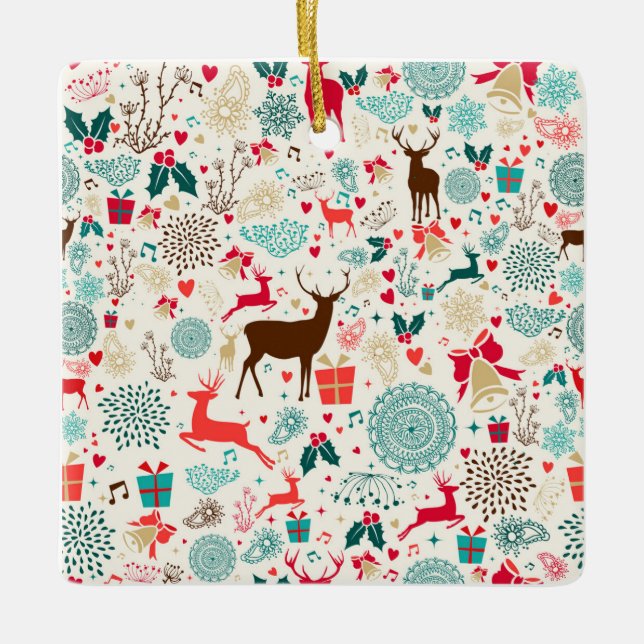 Christmas Ceramic Ornament (Front)