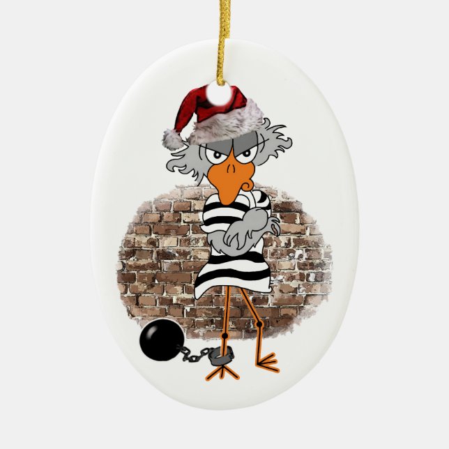 Christmas Ceramic Ornament (Front)
