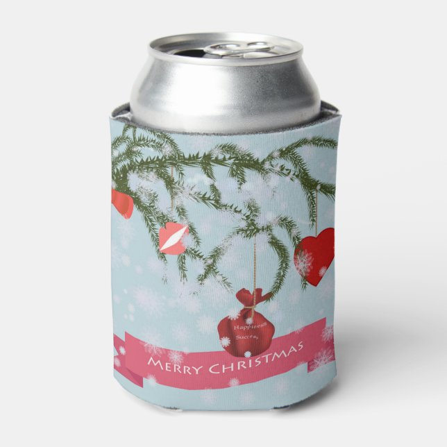 Christmas Ceramic Tile Can Cooler (Can Front)