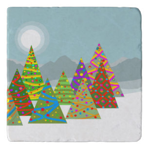 Christmas Ceramic Tile Trivet