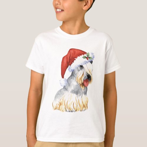 Christmas Cesky Terrier T_Shirt
