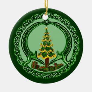 Christmas Chaddagh Ceramic Ornament