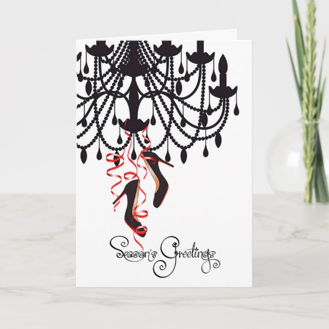 Christmas Chandelier Card (Front)