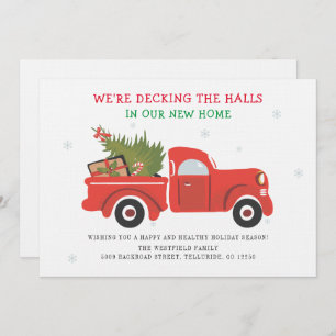 Christmas Change of Address Moving Announcement