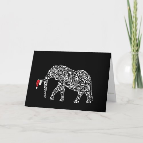 Christmas Chaos Collection Elephant Thank You Card