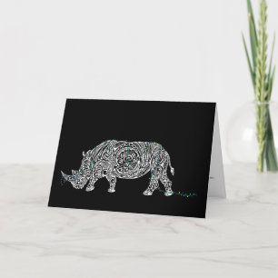 Christmas Chaos Collection: Rhino Letterpress Thank You Card