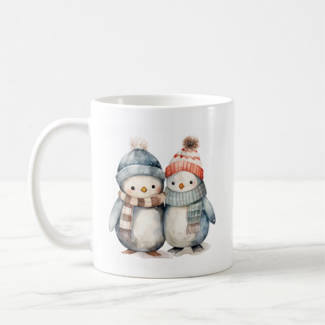 Christmas Characters Penguin Coffee Mug (Left)