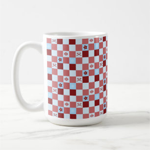 Christmas Checkered Coffee Mug