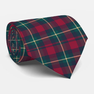 Christmas Checkered Scottish red and green pattern Neck Tie