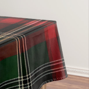 Christmas Checkered Scottish red and green pattern Tablecloth
