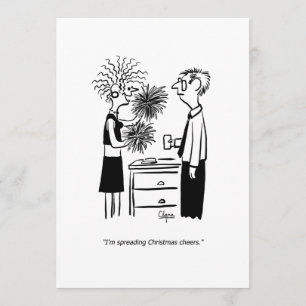 Christmas cheer and cheering invitation