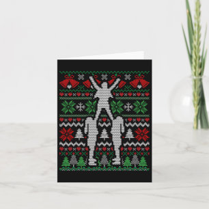 Christmas Cheer Cheerleader Gift Card