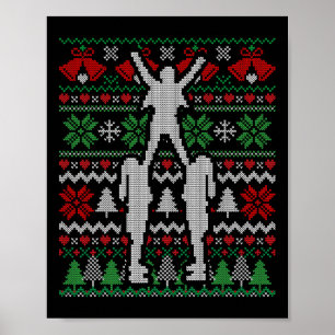 Christmas Cheer Cheerleader Gift  Poster