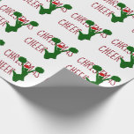 Christmas Cheer Cheerleader Holiday Spirit Wrapping Paper<br><div class="desc">Christmas Cheer Cheerleader Holiday Spirit</div>