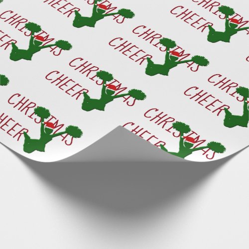 Christmas Cheer Cheerleader Holiday Spirit Wrapping Paper