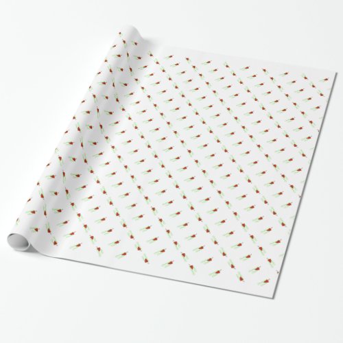 CHRISTMAS CHEER CHEERLEADER TOP WRAPPING PAPER