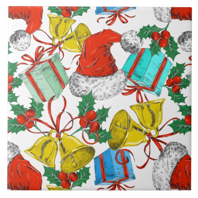 Christmas Cheer Collection Ceramic Tile (Front)