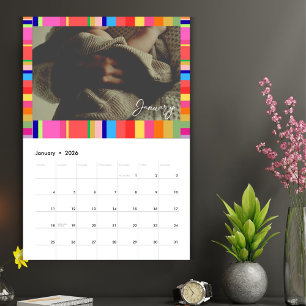 Christmas Cheer Colorful Picture Calendar