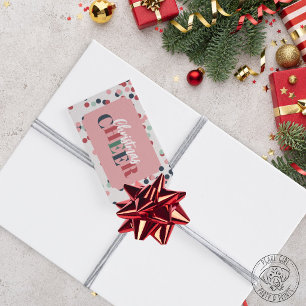 Christmas Cheer Confetti Gift Tags