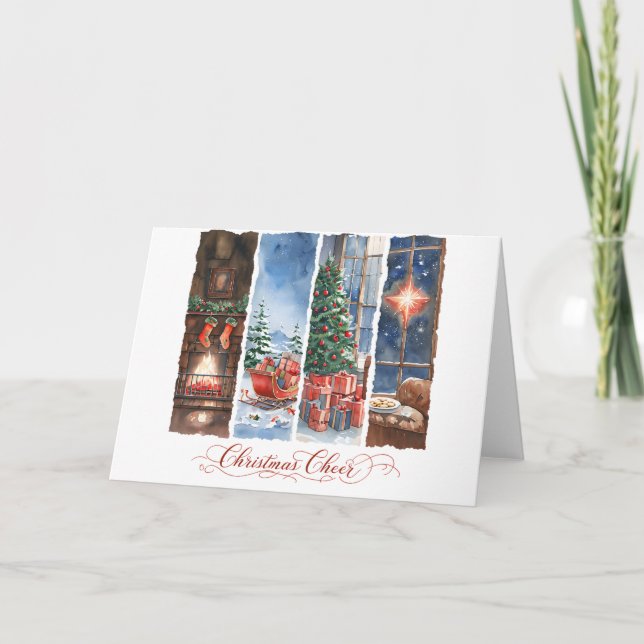 Christmas Cheer Greeting Card  (Front)