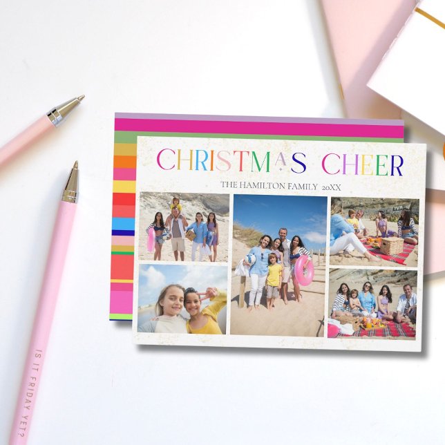 Christmas Cheer Holiday Card 5 Photos (Creator Uploaded)
